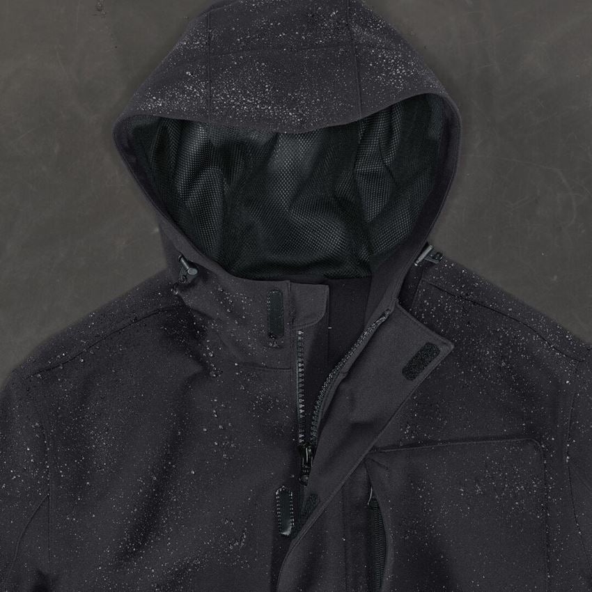 Werkjassen: Regenparka e.s.e:pic + zwart 2