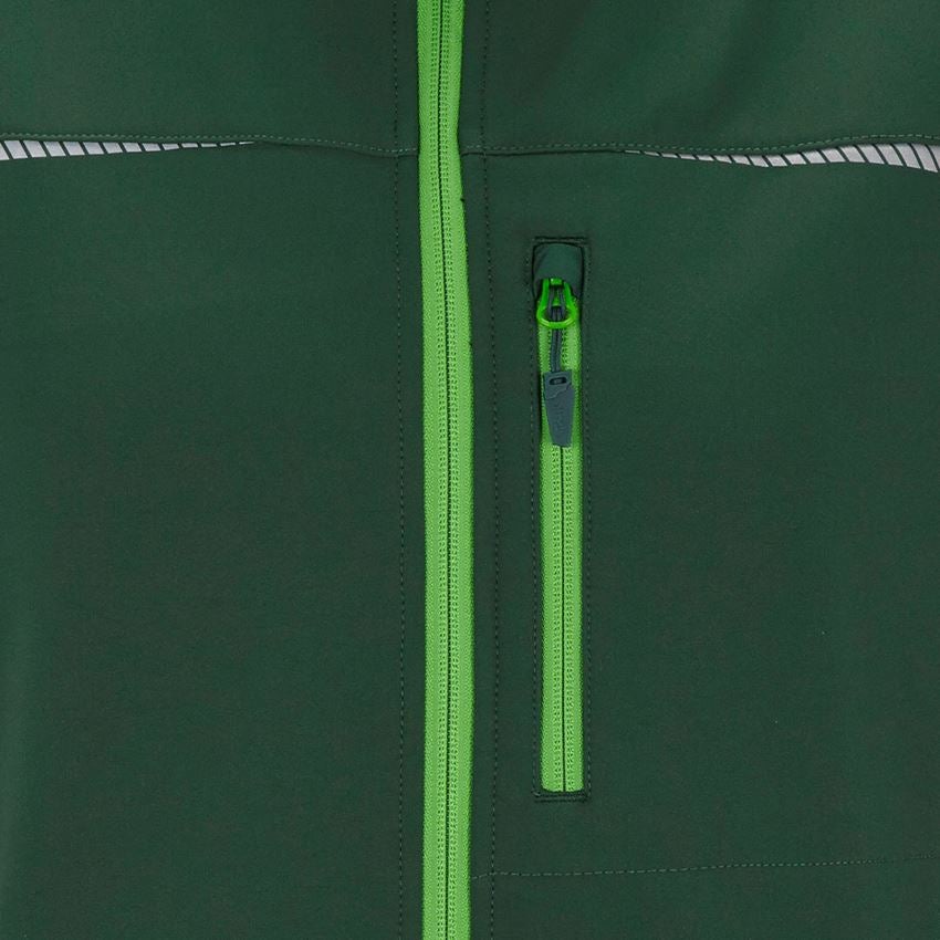 Werkvesten: Softshell-bodywarmer e.s.motion 2020 + groen/zeegroen 2