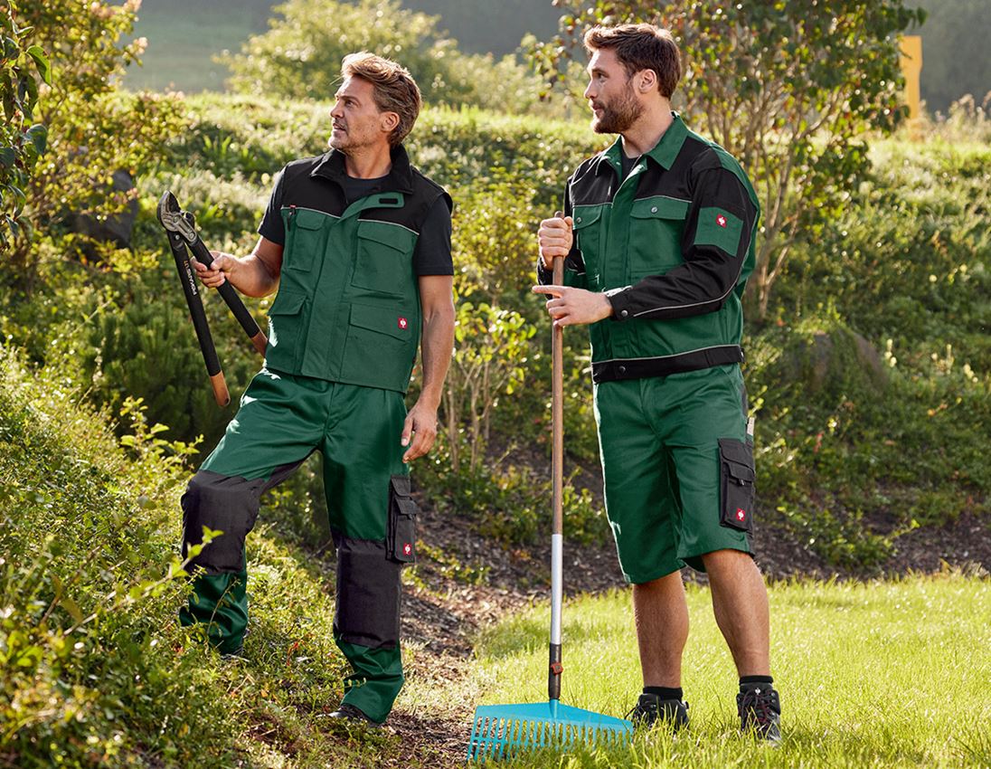 Werkvesten: Bodywarmer e.s.image + groen/zwart 4