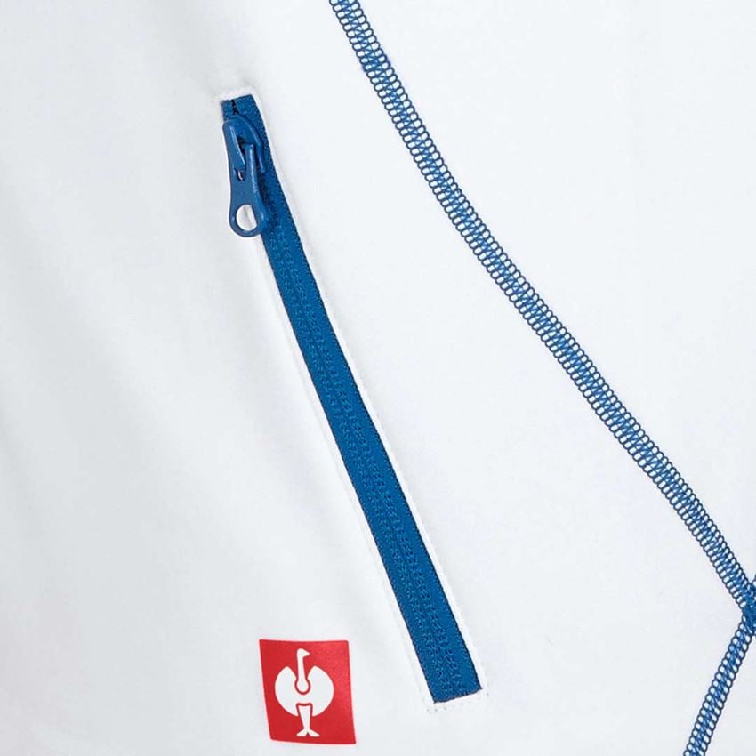 Werkvesten: Function bodywarmer thermostretch e.s.motion 2020 + wit/gentiaanblauw 2