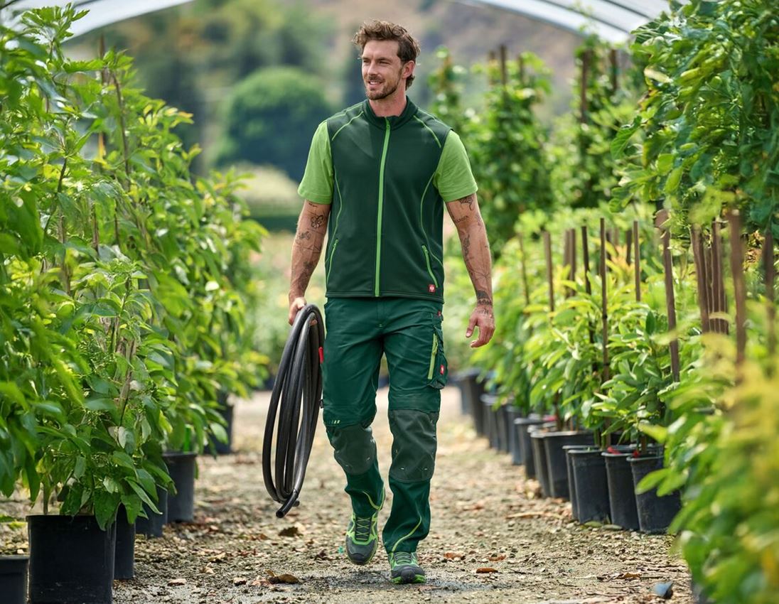 Werkvesten: Function bodywarmer thermostretch e.s.motion 2020 + groen/zeegroen 1