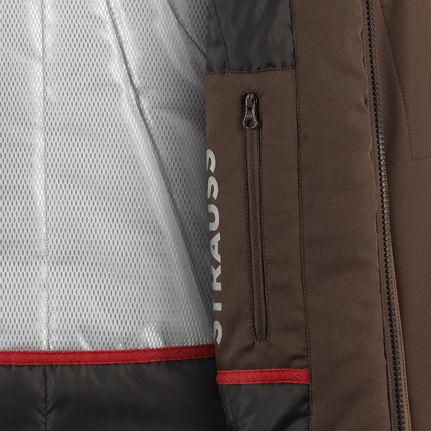 Werkvesten: Softshell-bodywarmer e.s.motion + kastanje/hazelnoot 2