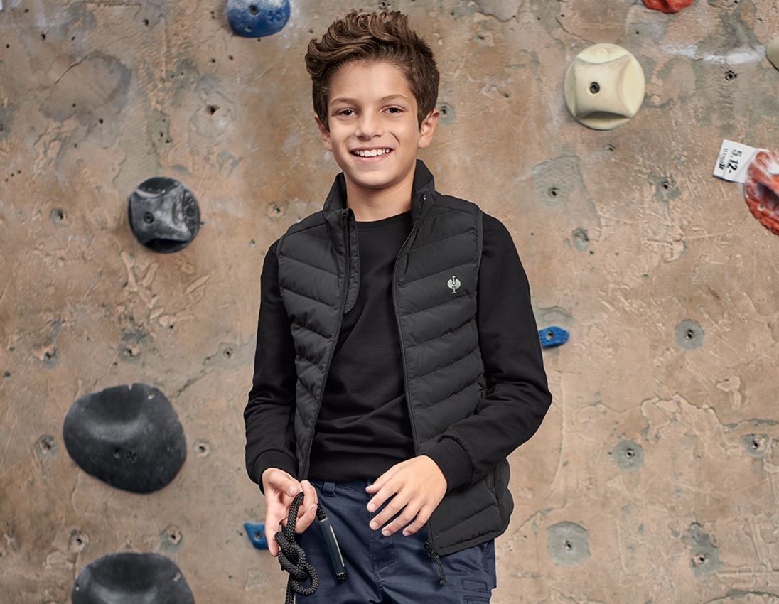 Onderwerpen: Bodywarmer e.s.motion ten, kinderen + oxidezwart