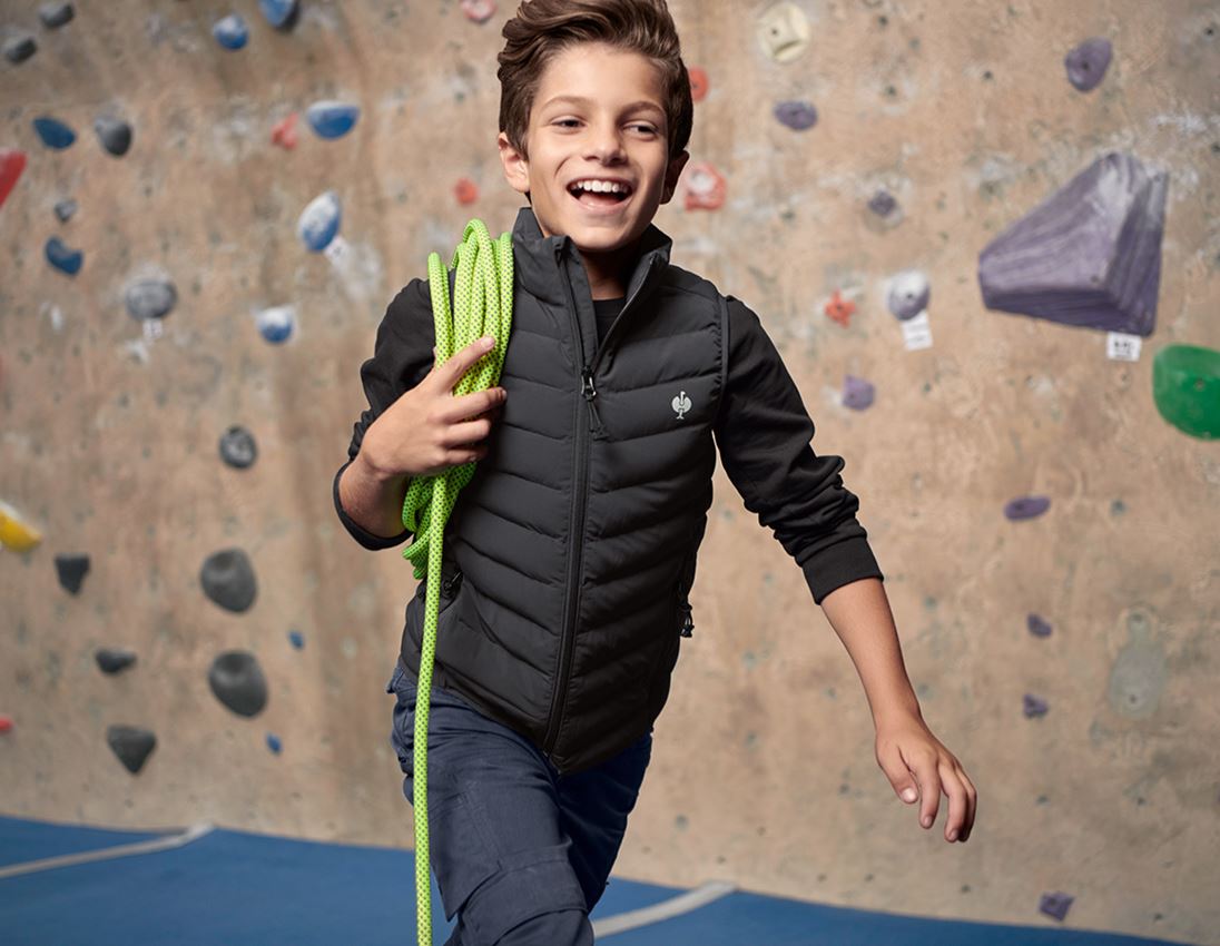 Onderwerpen: Bodywarmer e.s.motion ten, kinderen + oxidezwart 1