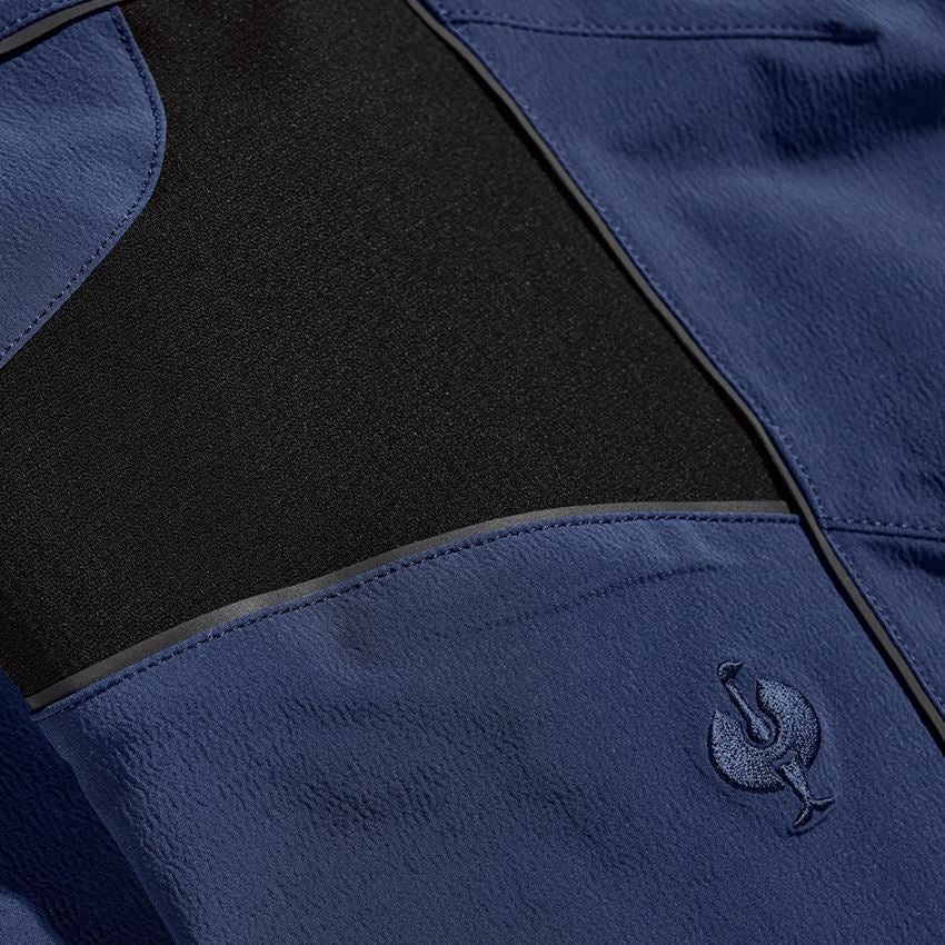 Werkbroeken: Cargobroek e.s.vision stretch, heren + diepblauw 2