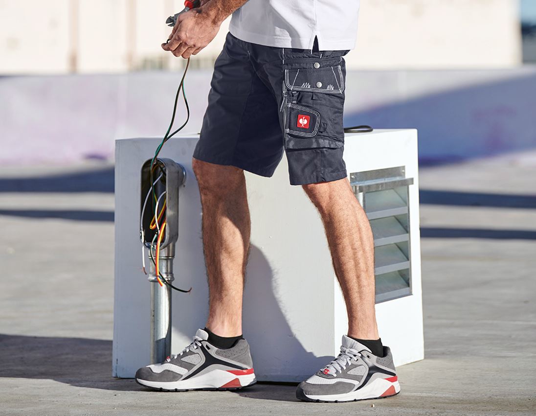 Werkbroeken: Short e.s.motion zomer + saffier/cement