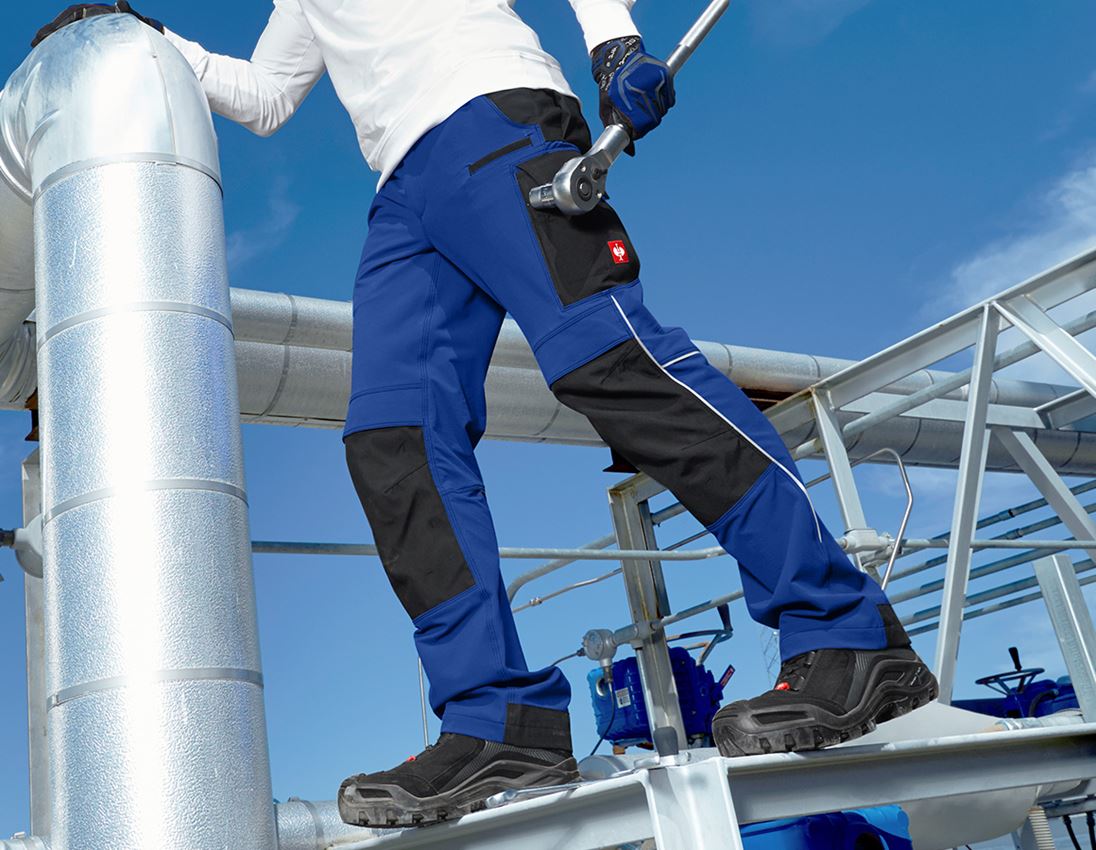 Werkbroeken: Functioneel werkbroek e.s.dynashield + korenblauw/zwart