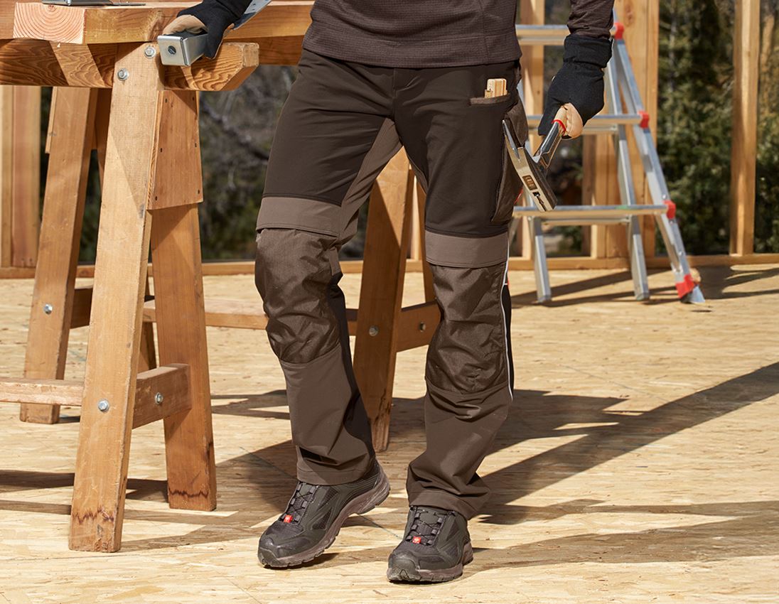 Werkbroeken: Functioneel werkbroek e.s.dynashield + hazelnoot/kastanje 1