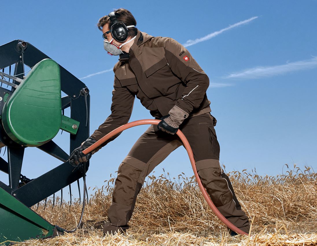 Werkbroeken: Functioneel werkbroek e.s.dynashield + hazelnoot/kastanje 2