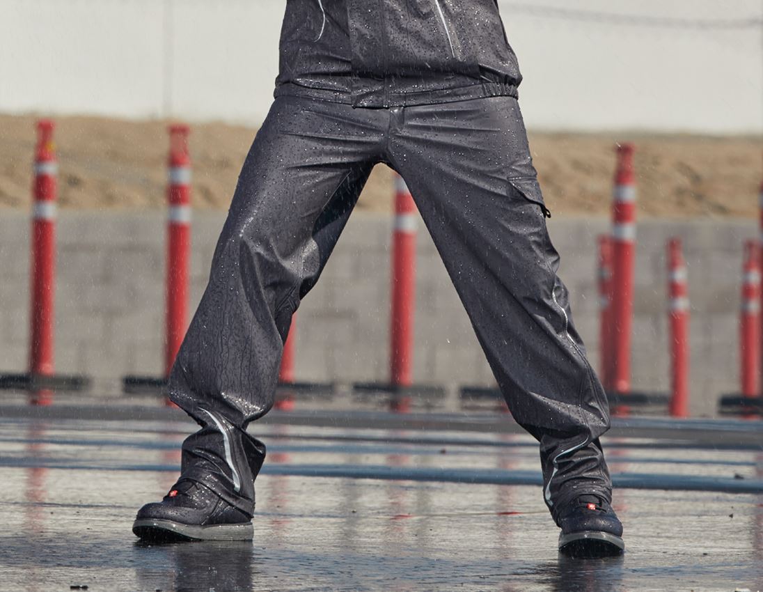 Werkbroeken: Regenwerkbroek e.s.motion 2020 superflex + antraciet/platina