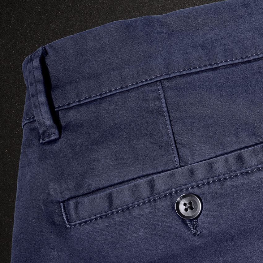 Werkbroeken: e.s. 5-pocket-werkbroek chino + donkerblauw 2