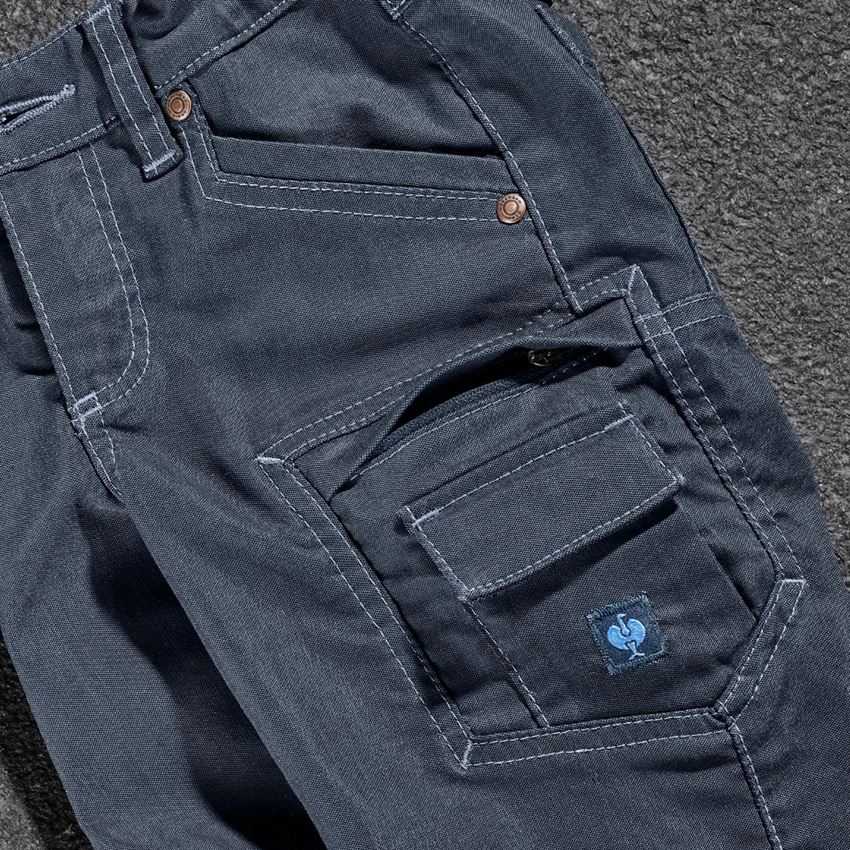 Broeken: Cargobroek e.s.vintage, kinderen + arctisch blauw 2
