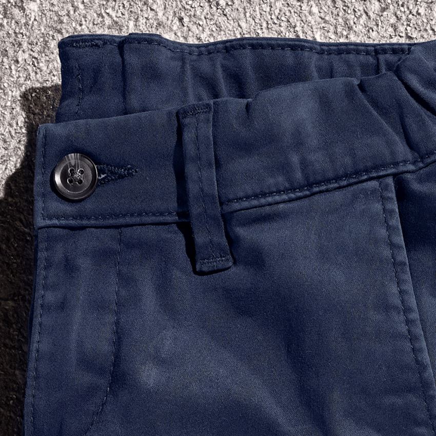 Broeken: e.s. Chino, kinderen + donkerblauw 2