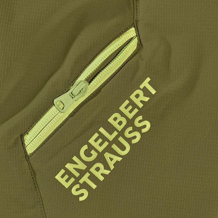 Broeken: Functionele broek e.s.trail, kinderen + jeneverbesgroen/limegroen 2