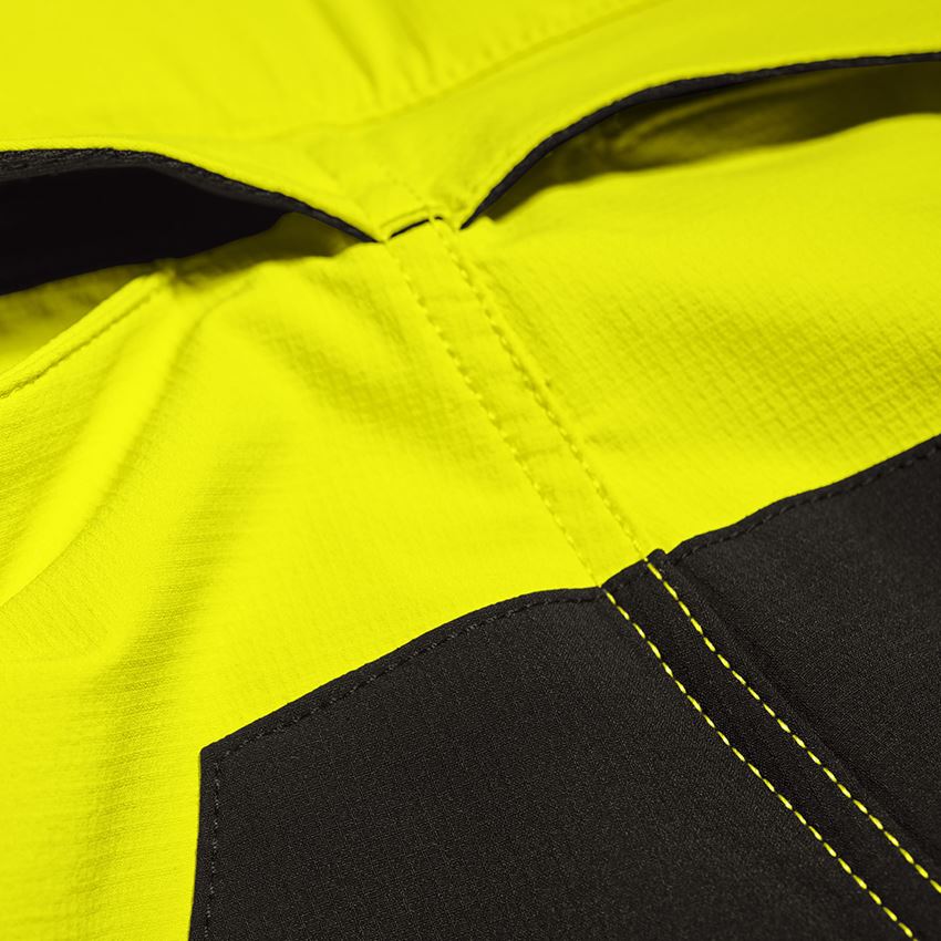 Shorts: Functioneel short e.s.trail, kinderen + zuurgeel/zwart 2