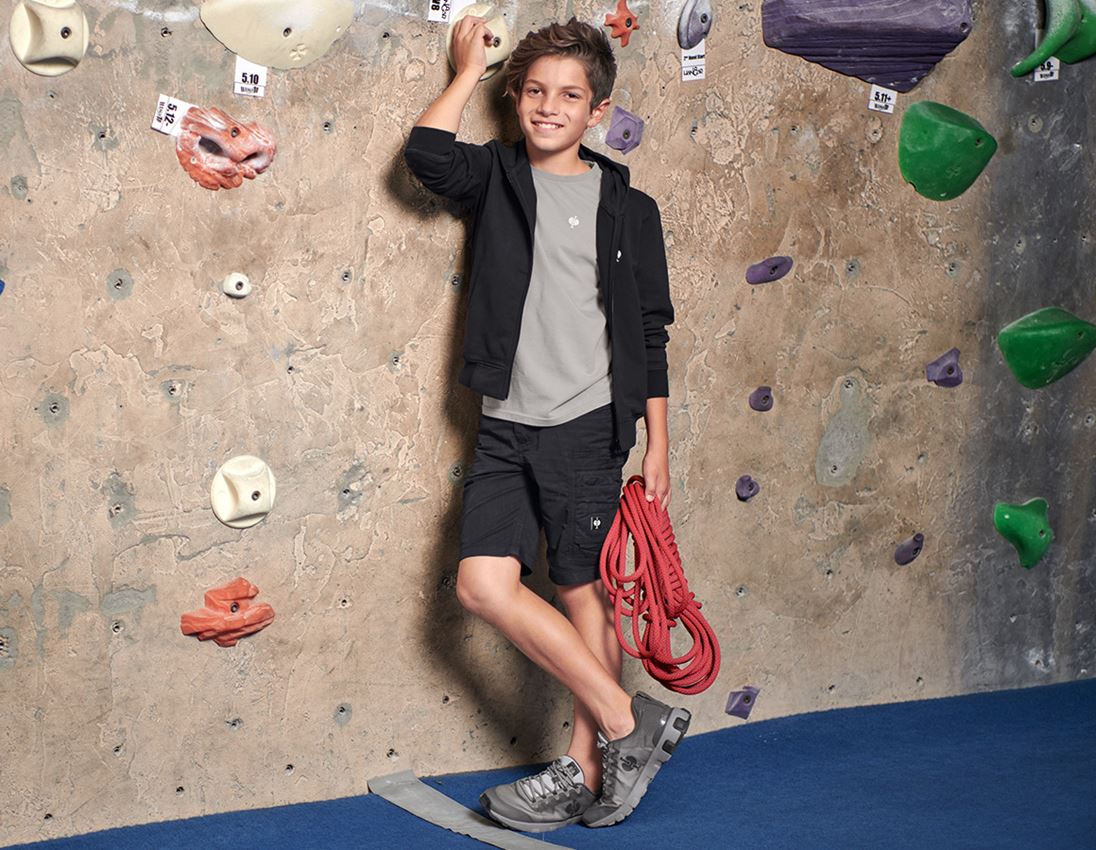Shorts: Cargoshort e.s.motion ten zomer, kinderen + zwart 1