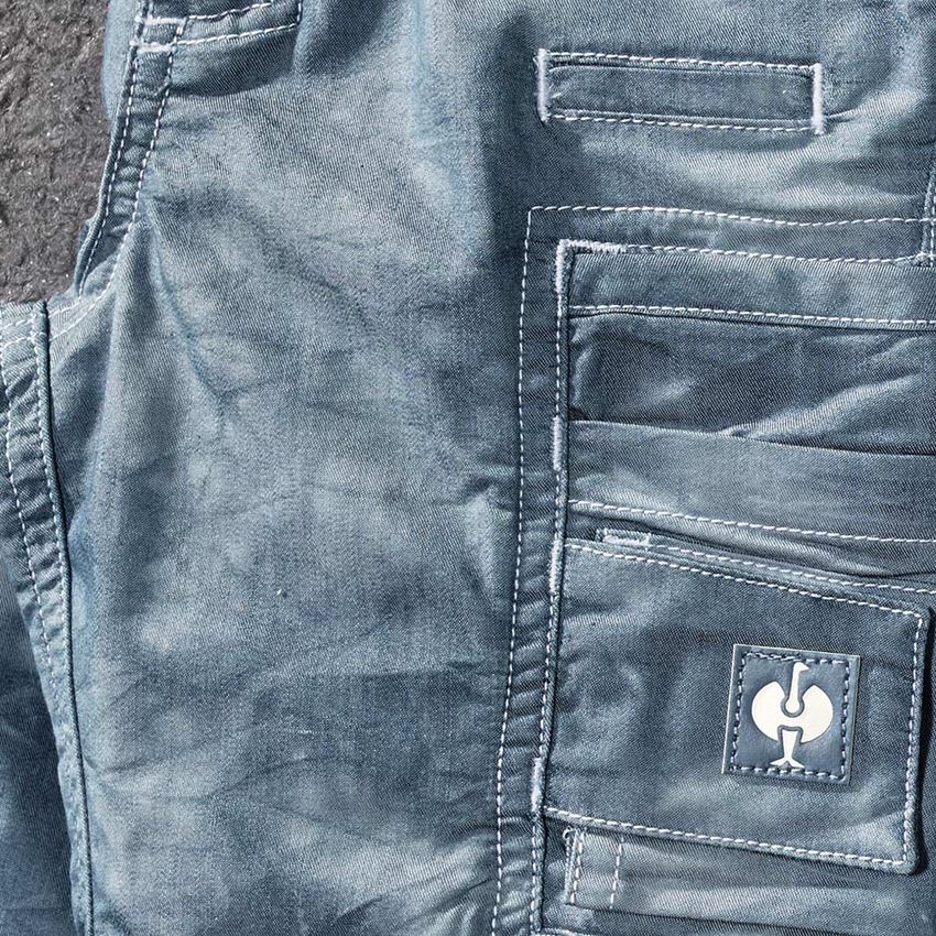 Shorts: Cargoshort e.s.motion ten zomer, kinderen + rookblauw vintage 2
