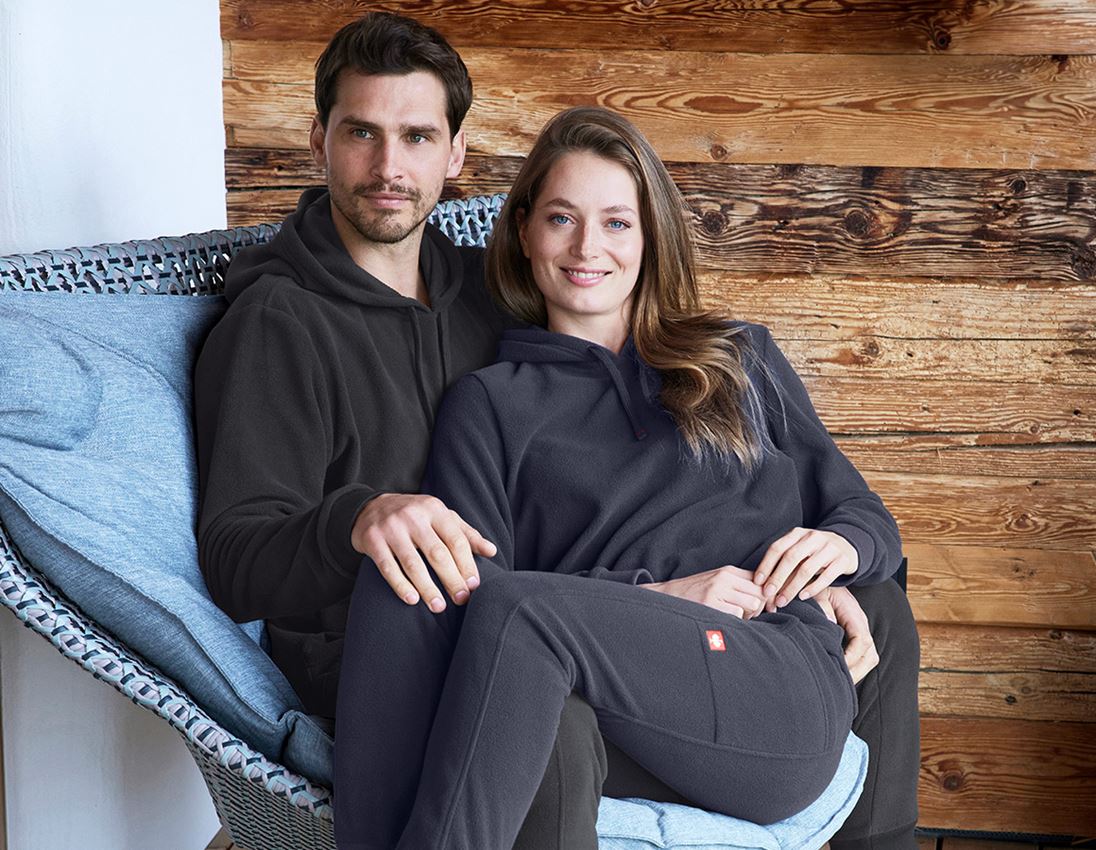 Accessoires: e.s. fleecebroek, dames + donkerblauw 2
