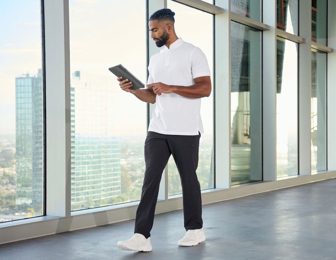 Werkbroeken: 5-pocket-werkbroek chino e.s.work&travel + zwart 2