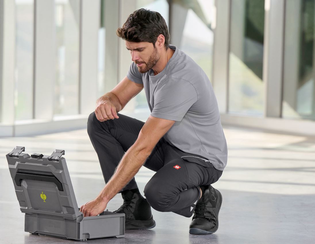 Werkbroeken: Multipocketbroek e.s.ambition + zwart/platina 1