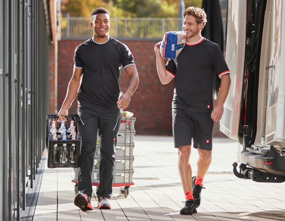 Werkbroeken: Multipocketbroek e.s.ambition + zwart/platina 6