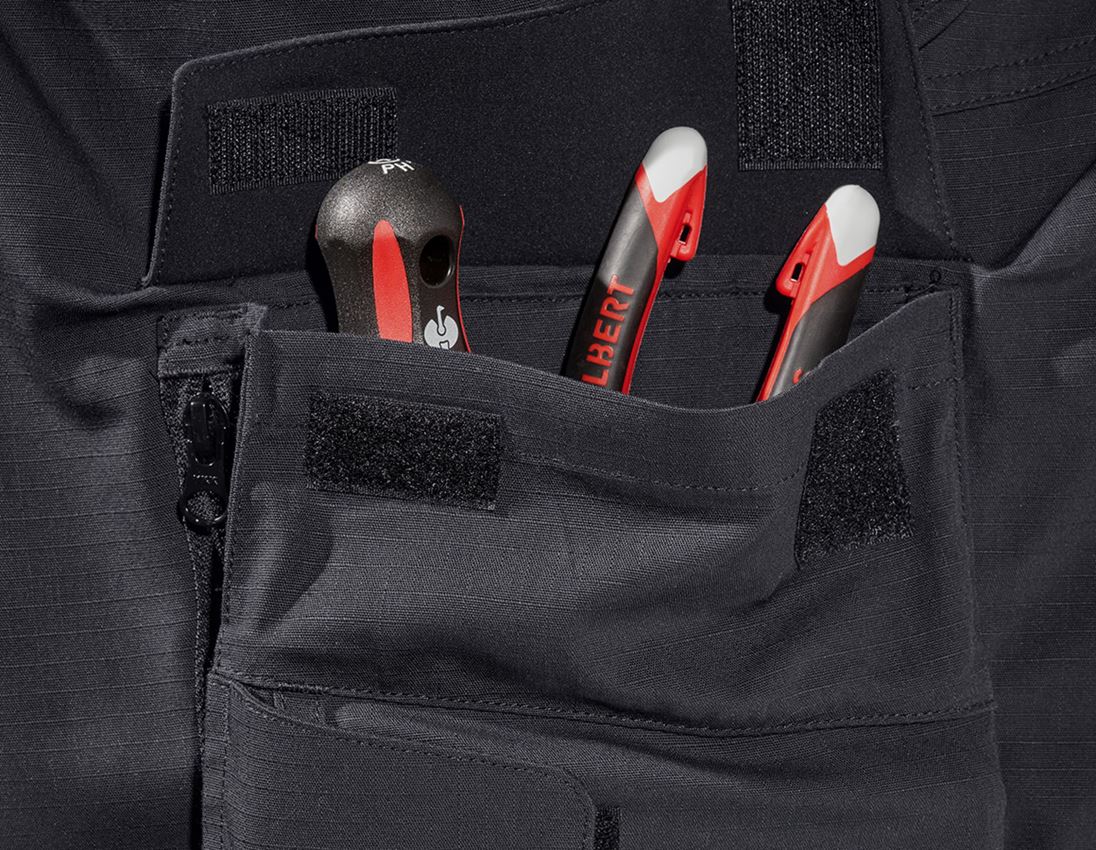 Werkbroeken: Werkbroek e.s.e:pic ripstop + zwart 4
