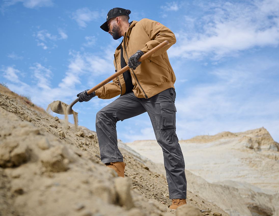 Werkbroeken: Werkbroek e.s.e:pic ripstop + carbongrijs 3