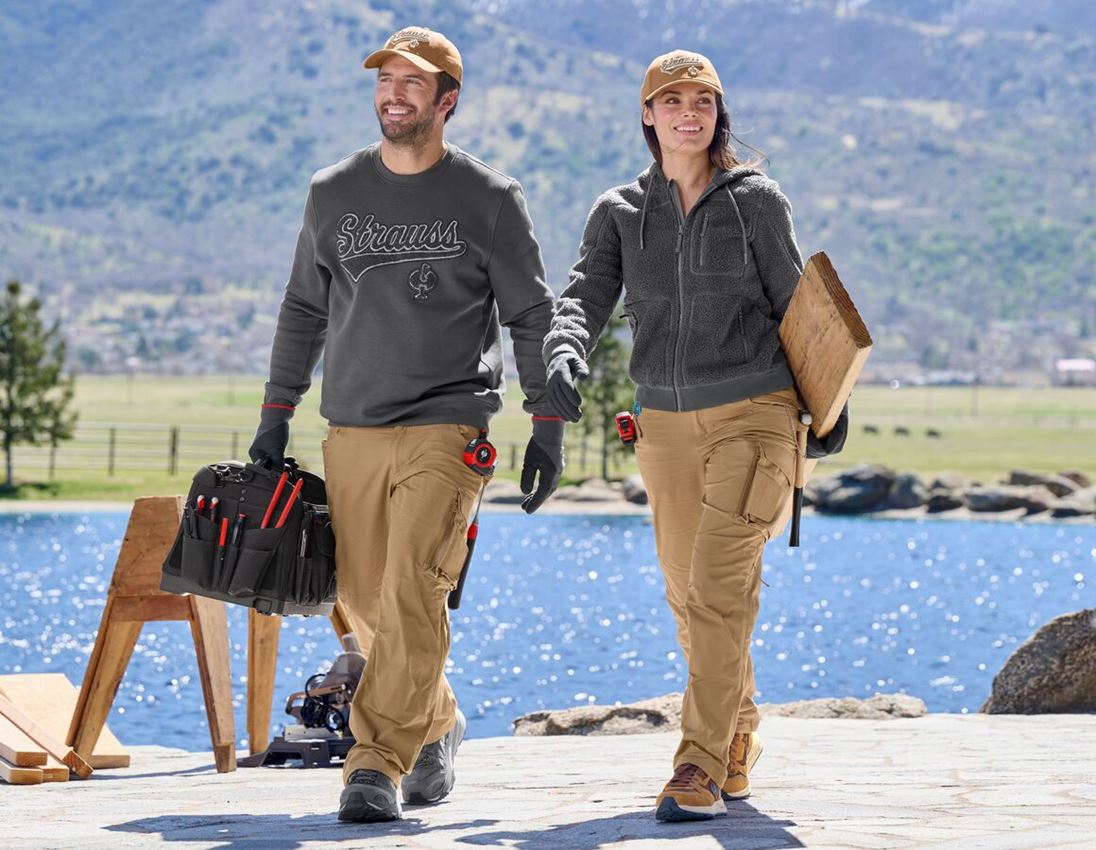 Werkbroeken: Werkbroek e.s.e:pic ripstop, dames + amandelbruin 2