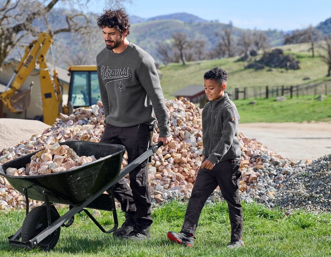 Broeken: Double Front broek e.s.e:pic ripstop, kinderen + zwart 2