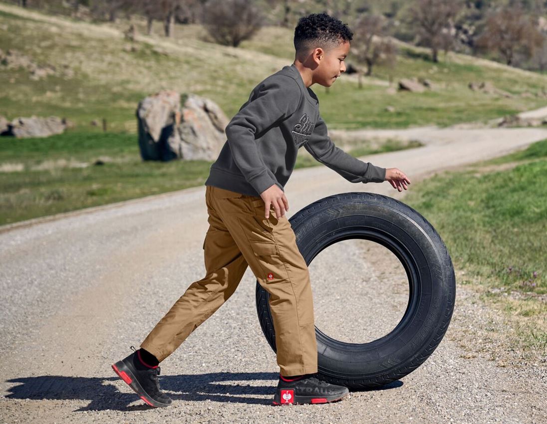 Broeken: Double Front broek e.s.e:pic ripstop, kinderen + amandelbruin 3