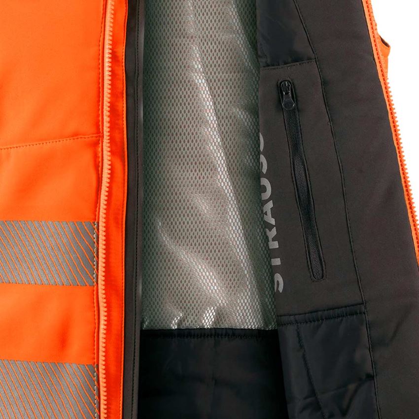 Onderwerpen: Veiligheids-softshell-bodywarmer e.s.motion + signaaloranje/antraciet 2