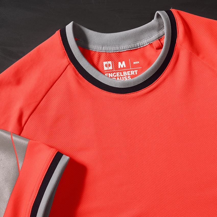 Onderwerpen: Functionele veiligheids-T-shirt e.s.ambition + signaalrood/zwart 2