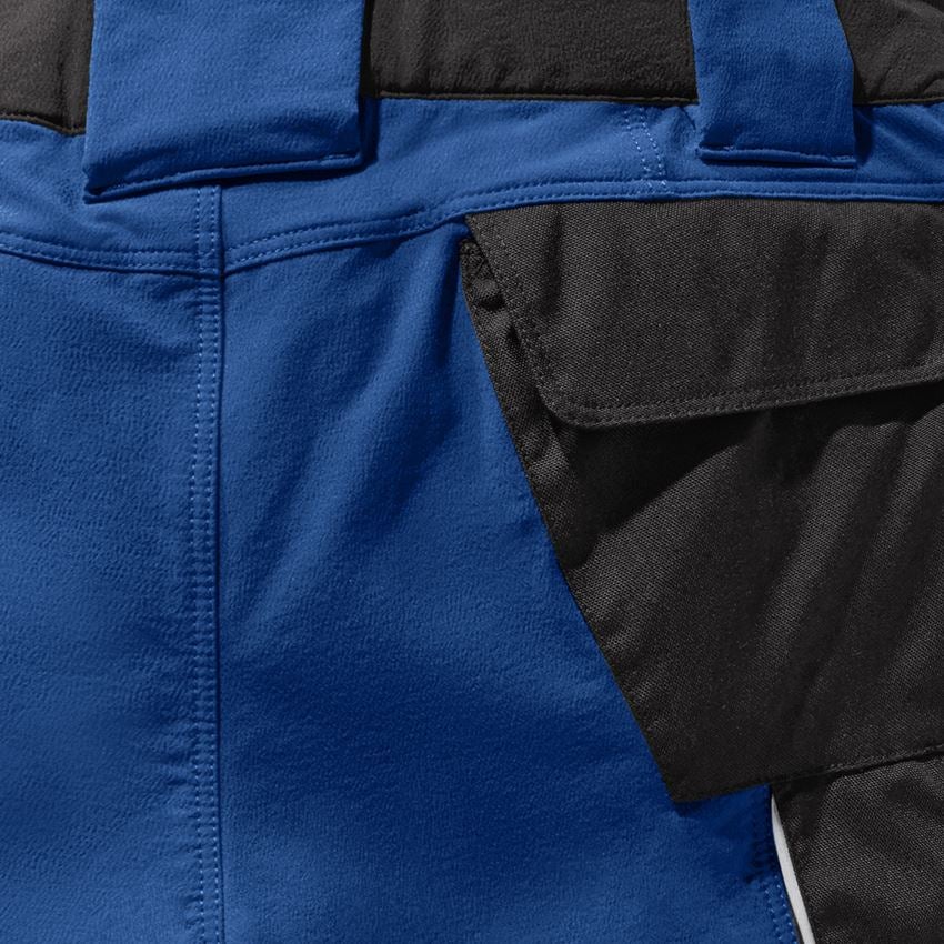Werkbroeken: Functioneel short e.s.dynashield + korenblauw/zwart 2