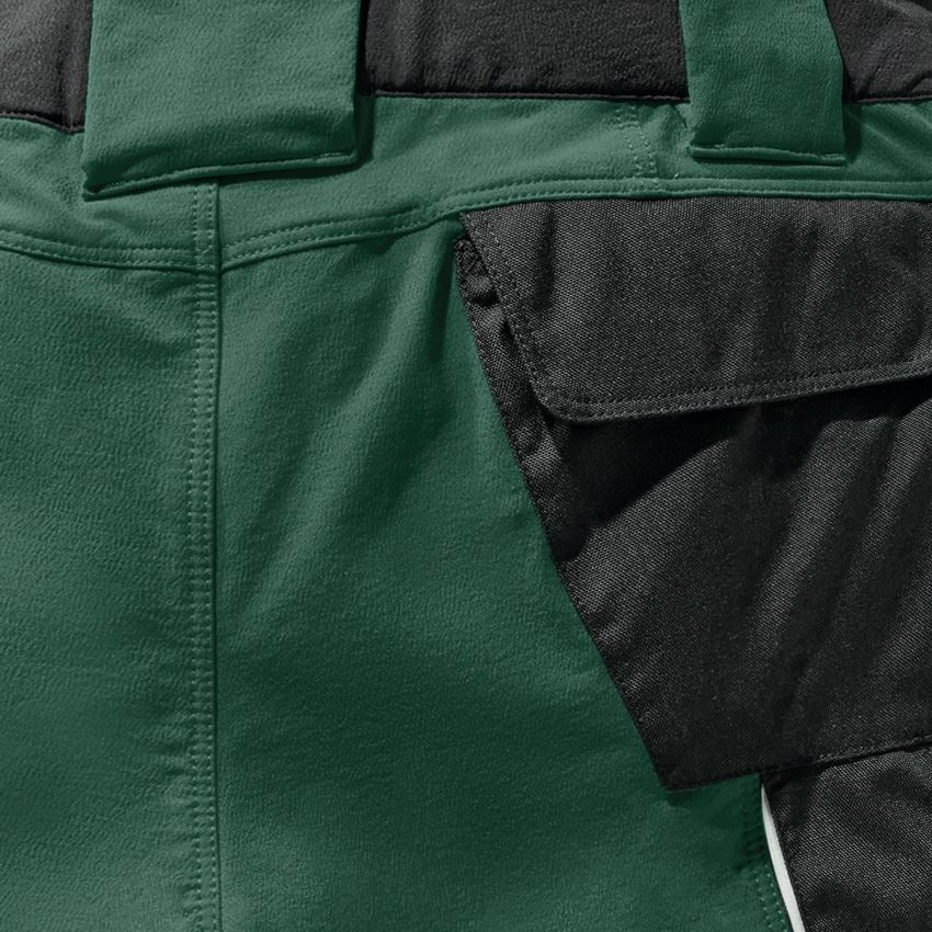 Werkbroeken: Functioneel short e.s.dynashield + groen/zwart 2