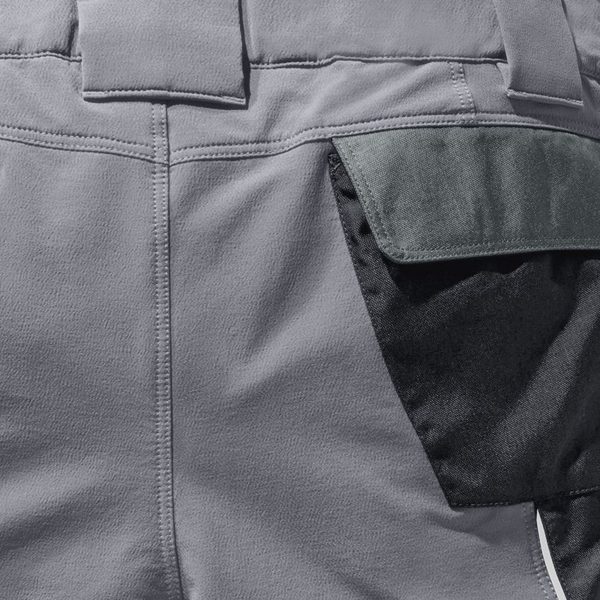 Werkbroeken: Functioneel short e.s.dynashield + cement/grafiet 2