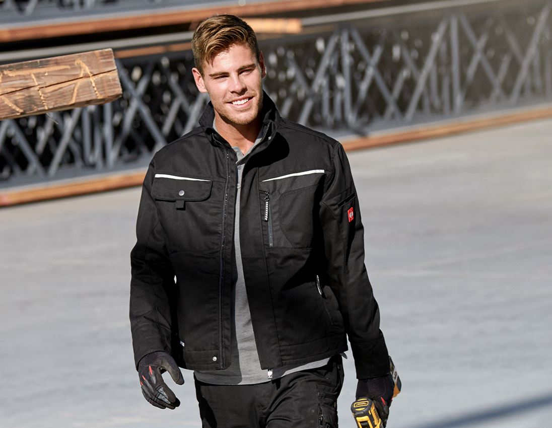 Werkjassen: Werkjack e.s.motion + zwart