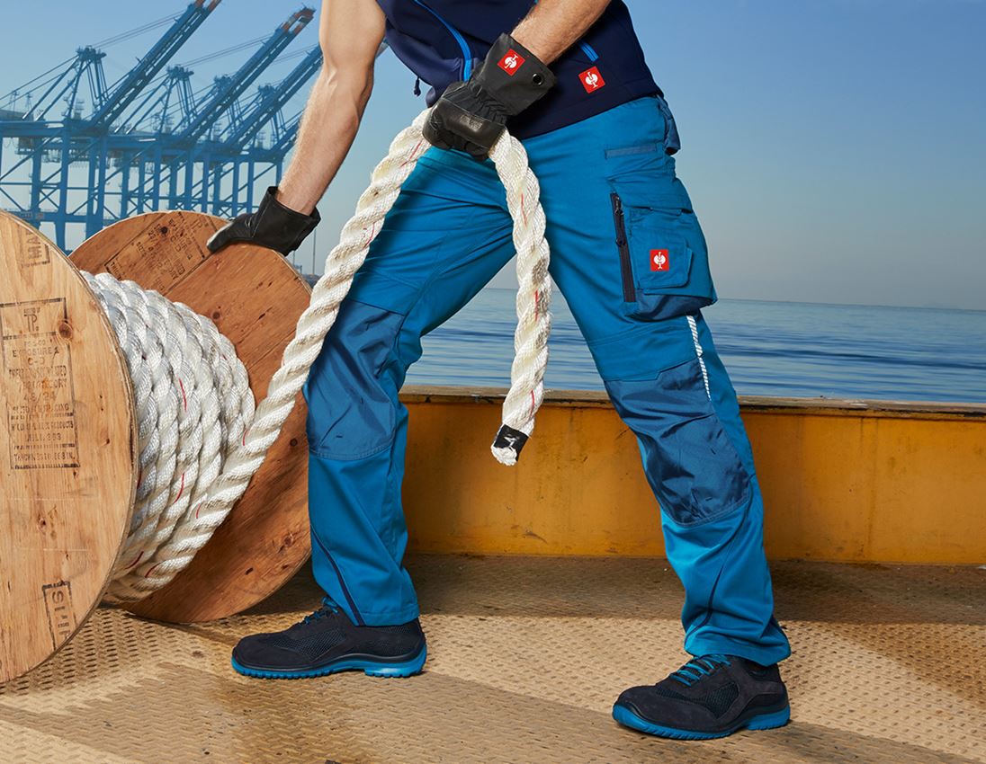Werkbroeken: Werkbroek e.s.motion 2020 + atol/donkerblauw
