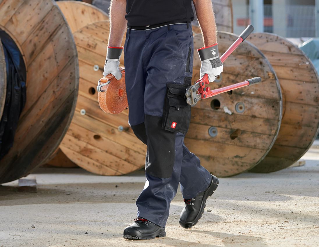 Werkbroeken: Werkbroek e.s.image + donkerblauw/zwart