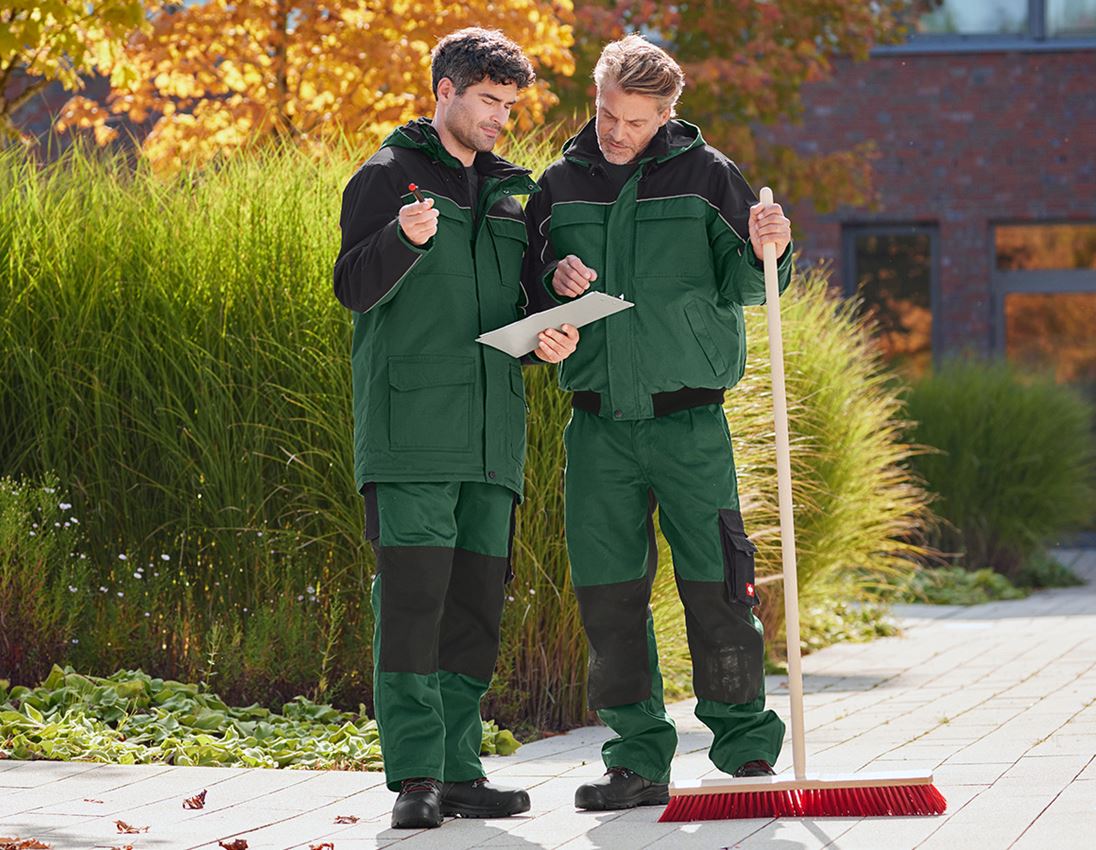 Werkbroeken: Werkbroek e.s.image + groen/zwart 9