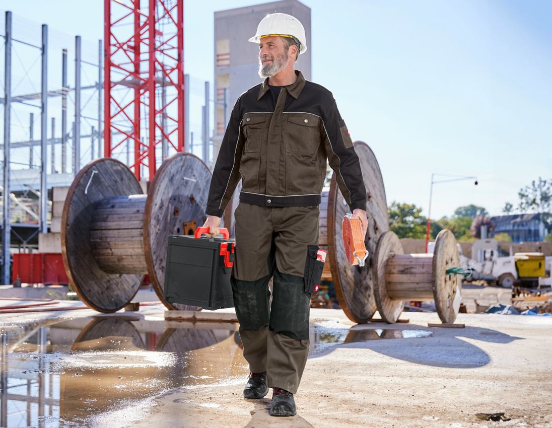 Werkbroeken: Werkbroek e.s.image + olijf/zwart 2