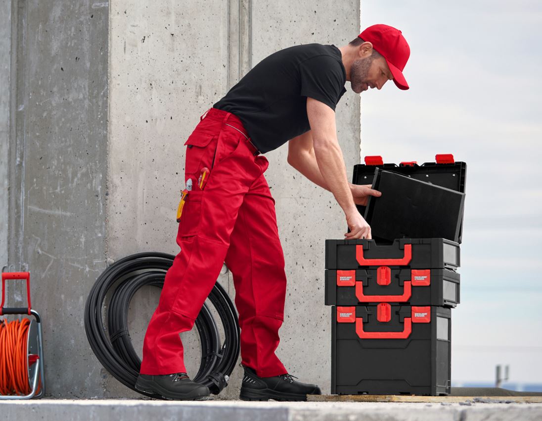 Werkbroeken: Werkbroek e.s.classic + rood 1