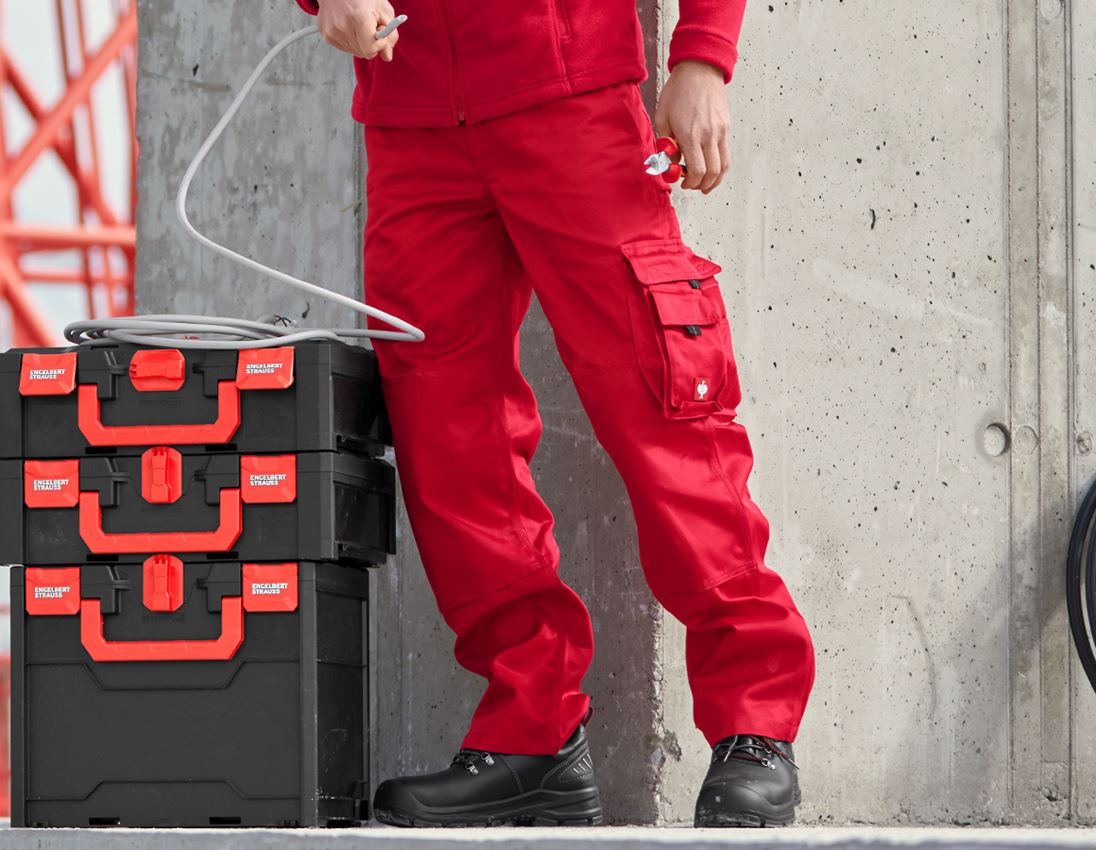 Werkbroeken: Werkbroek e.s.classic + rood