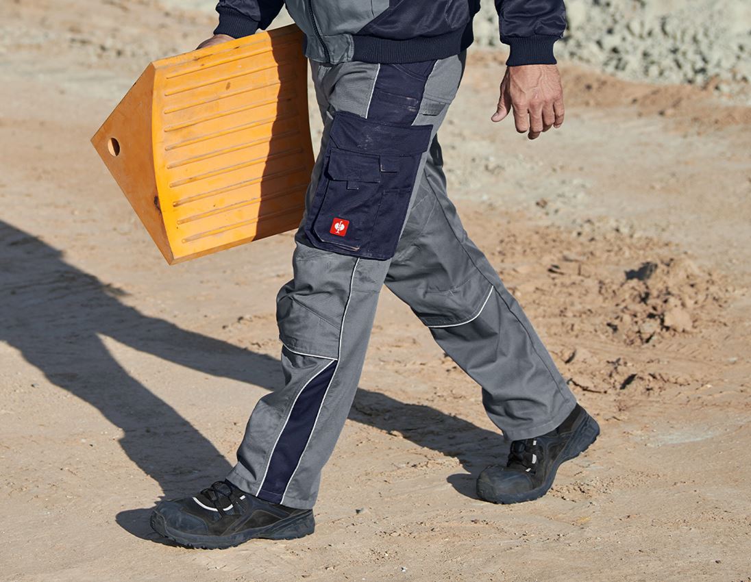 Werkbroeken: Werkbroek e.s.active + grijs/donkerblauw 6