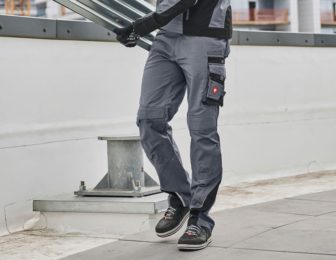 Werkbroeken: Werkbroek e.s.motion + grijs/zwart 4