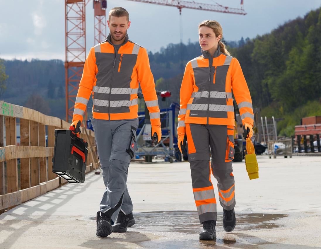 Werkbroeken: Werkbroek e.s.motion + grijs/zwart 3