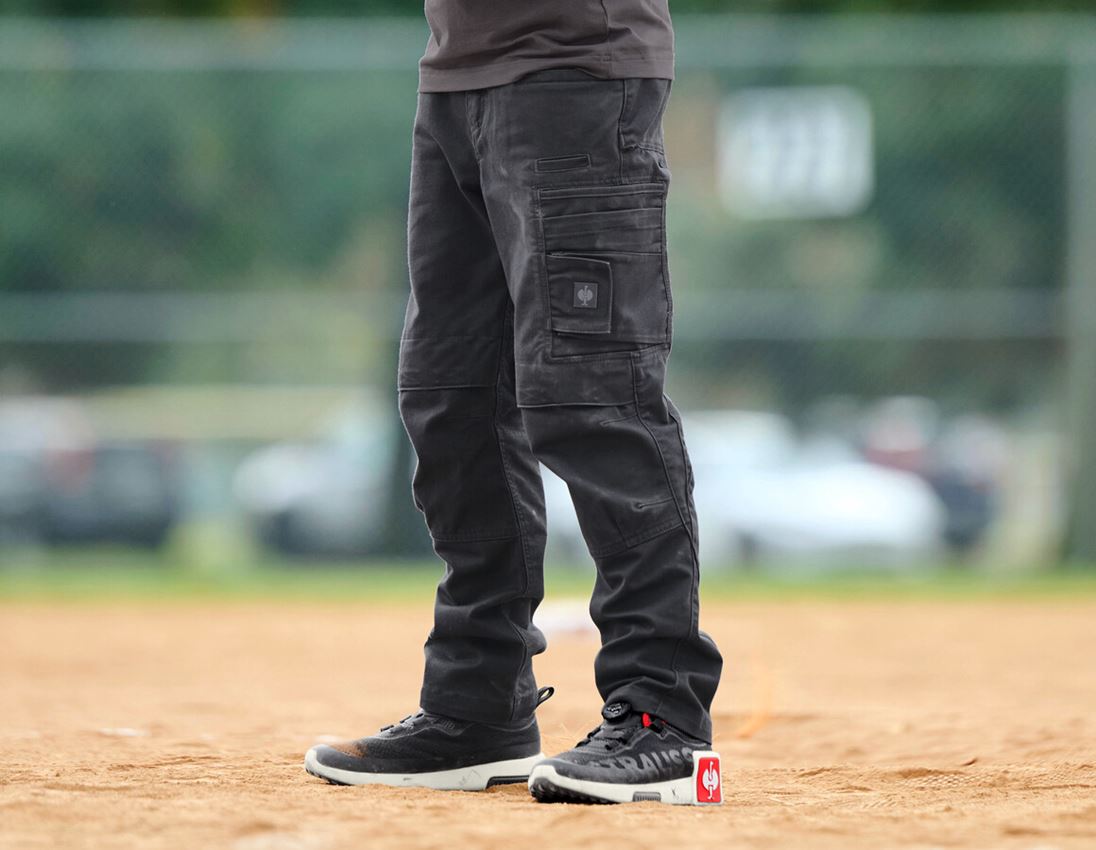 Broeken: Broek e.s.motion ten, kinderen + oxidezwart