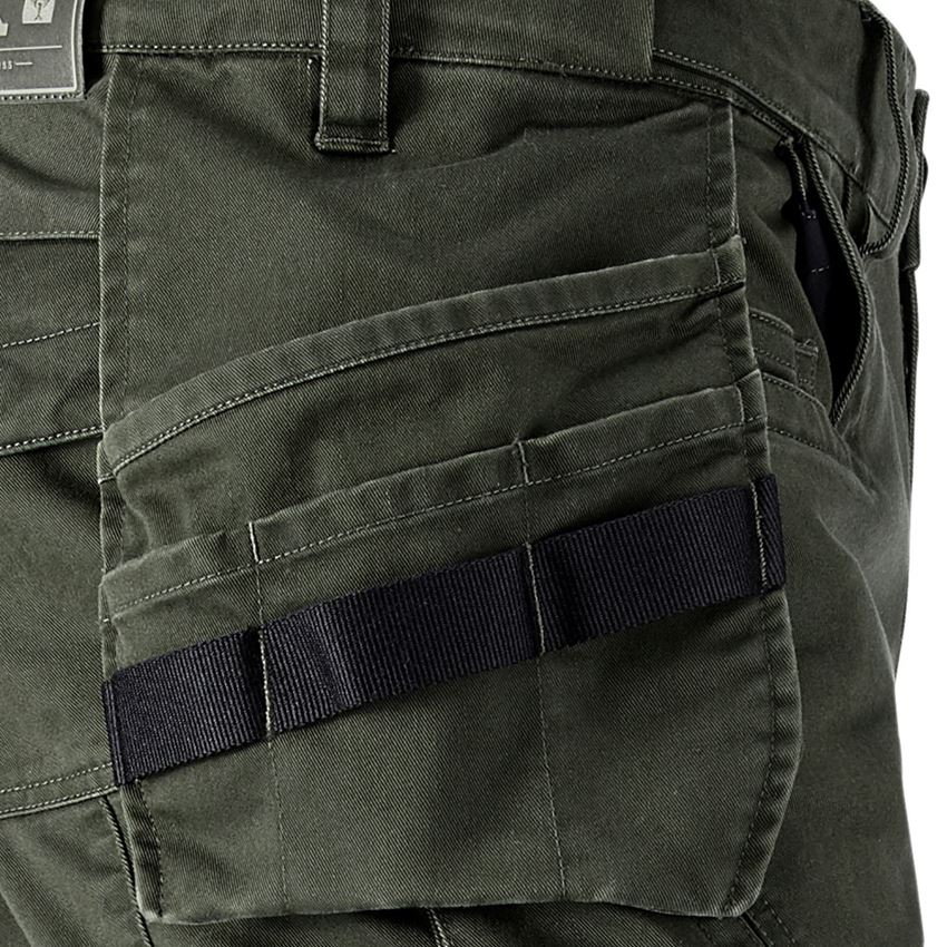 Werkbroeken: Werkbroek e.s.motion ten tool-pouch + camouflagegroen 2