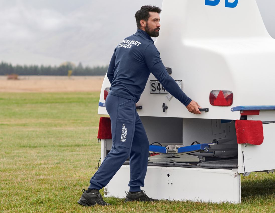 Accessoires: Sweat pants e.s.trail + diepblauw/wit 1