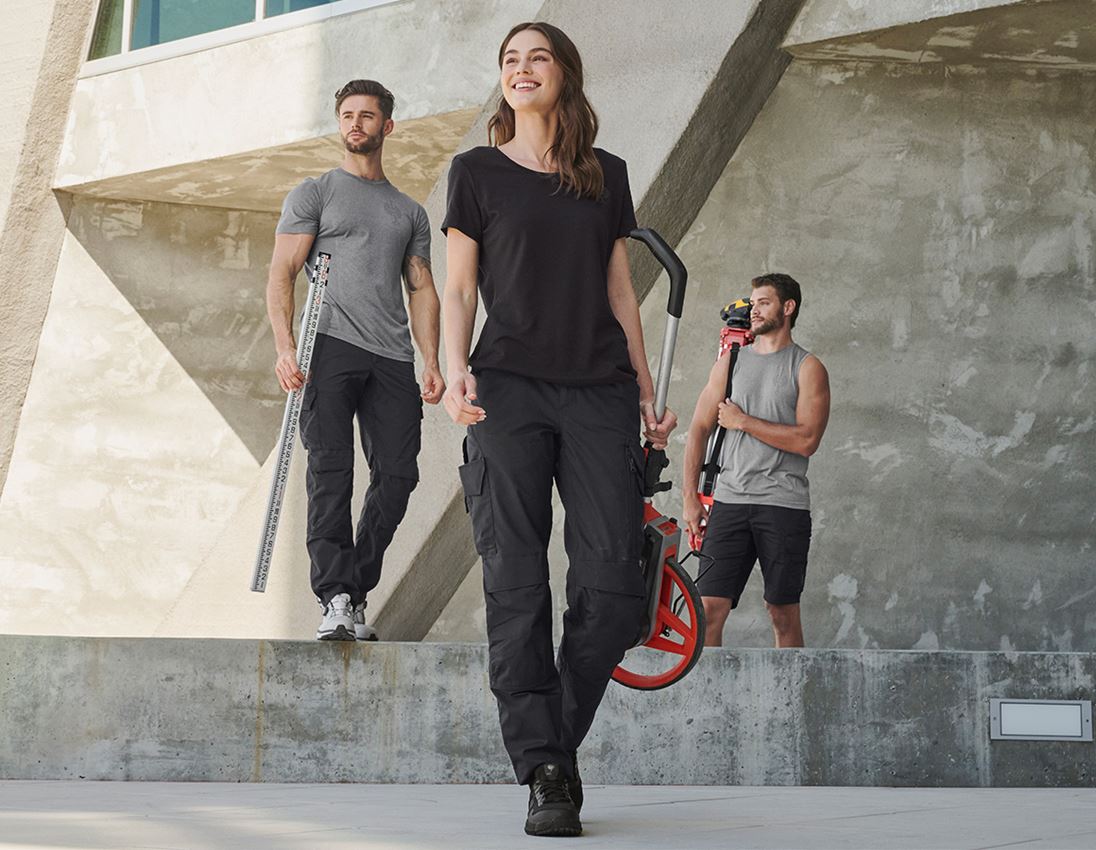 Werkbroeken: Werkbroek e.s.trail, dames + zwart 3