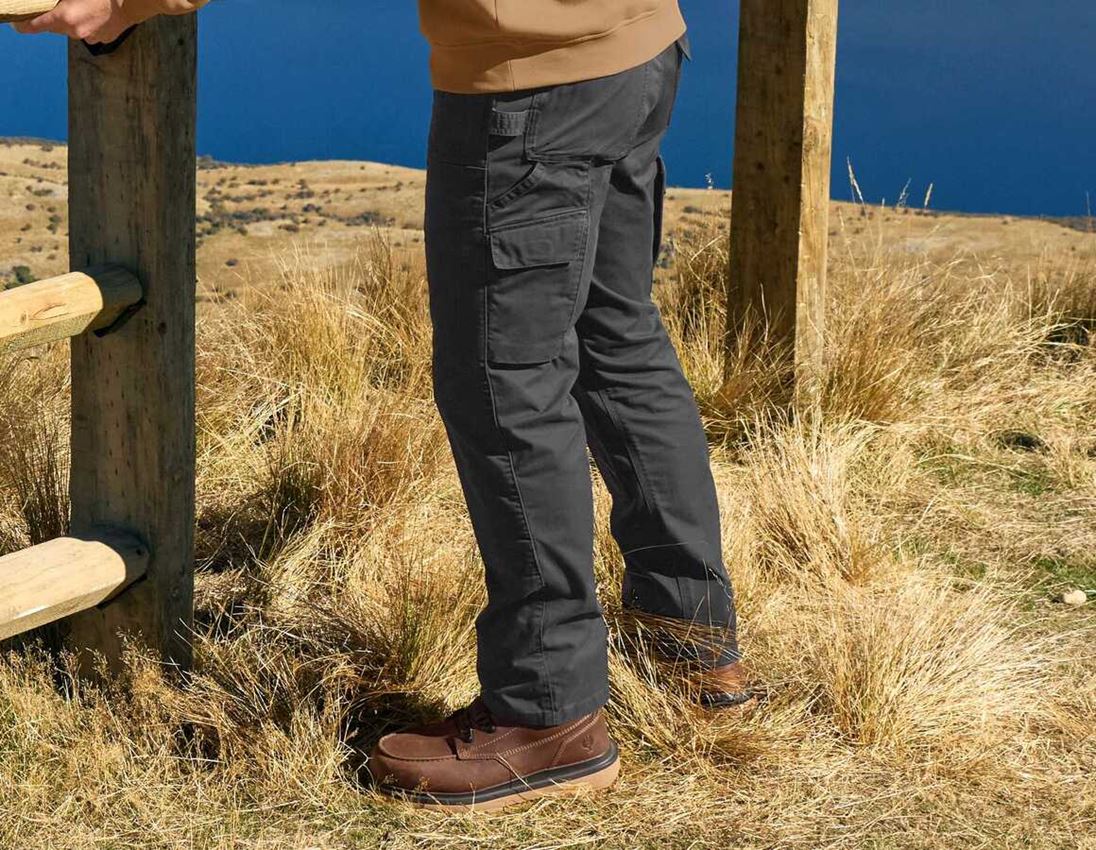 Werkbroeken: Werkbroek e.s.e:pic twill + zwart 1
